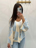 Top de cardigan de mode style bohéme
